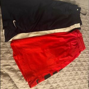 2 pairs of Nike basketball shorts